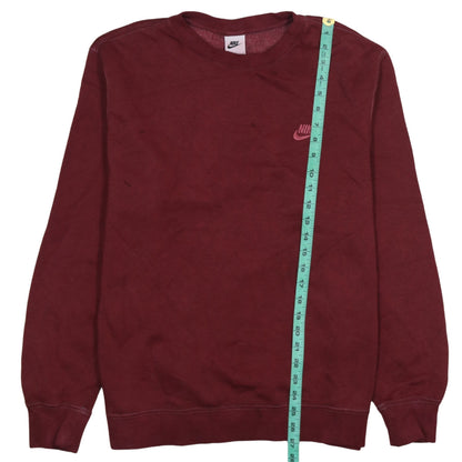 Mens UK Size L Nike Red Pullover Sweatshirt