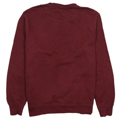 Mens UK Size L Nike Red Pullover Sweatshirt