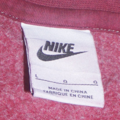 Mens UK Size L Nike Red Pullover Sweatshirt