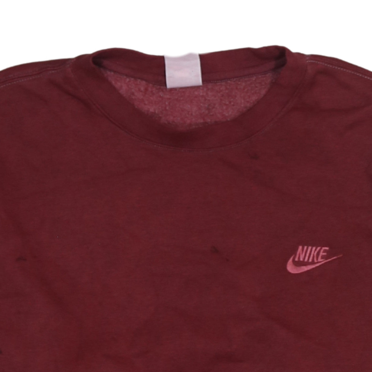 Mens UK Size L Nike Red Pullover Sweatshirt