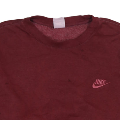 Mens UK Size L Nike Red Pullover Sweatshirt