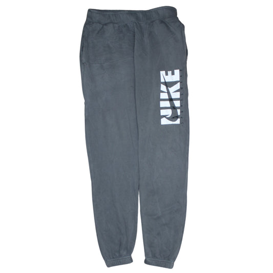 Nike Women's Grey Jogger Sweatpants S Regular Fit Fleece Trousers