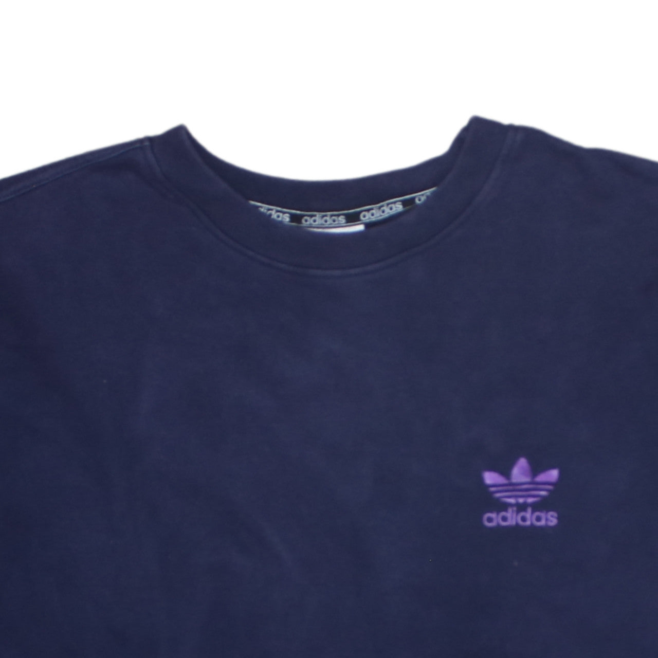 Mens UK Size L adidas Blue Pullover Sweatshirt