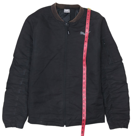 Mens UK Size S PUMA Black Bomber Jacket