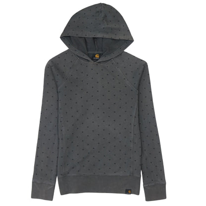 Carhartt Mens Grey Polka Dot Pullover Hoodie XS