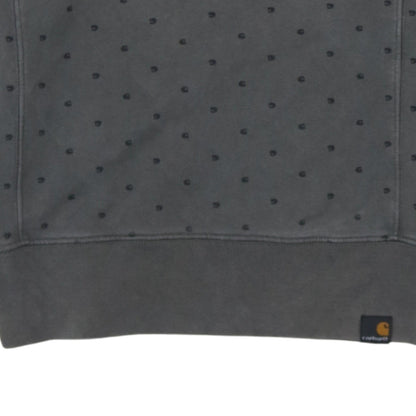 Carhartt Mens Grey Polka Dot Pullover Hoodie XS