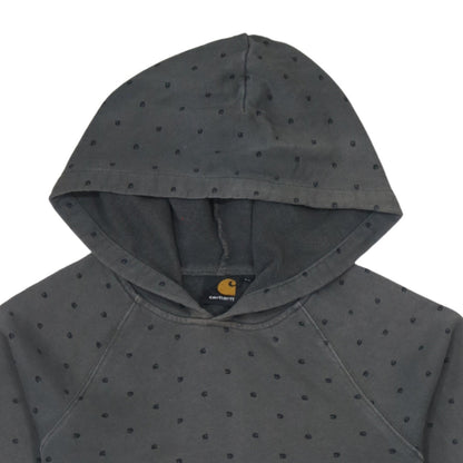 Carhartt Mens Grey Polka Dot Pullover Hoodie XS
