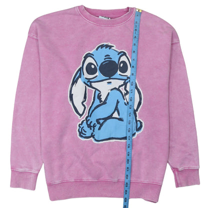 Womens UK Size 2XS Primark Pink Pullover Sweatshirt