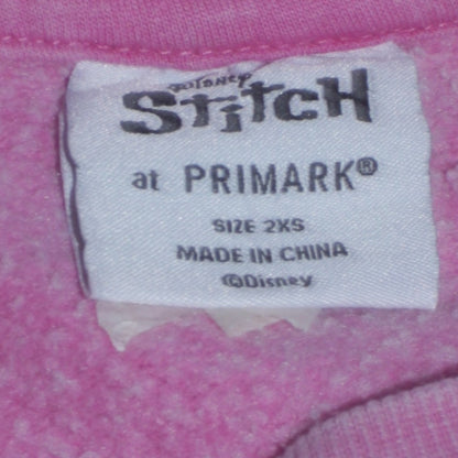 Womens UK Size 2XS Primark Pink Pullover Sweatshirt