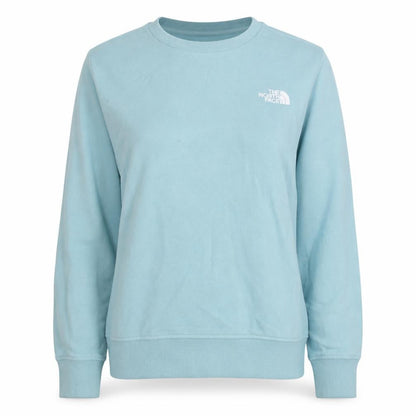 The North Face Womens Blue Cotton Pullover Sweatshirt L