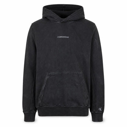 Mens UK Size M Calvin Klein Jeans Black Pullover Hoodie
