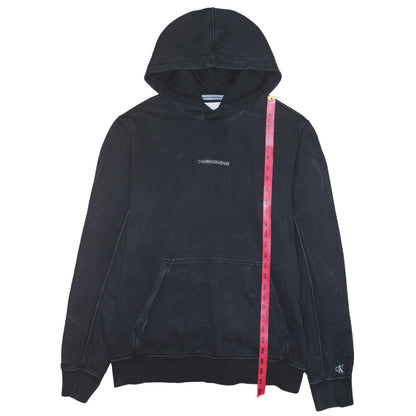 Mens UK Size M Calvin Klein Jeans Black Pullover Hoodie