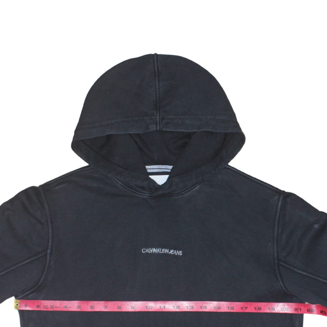 Mens UK Size M Calvin Klein Jeans Black Pullover Hoodie