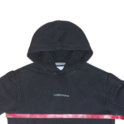 Mens UK Size M Calvin Klein Jeans Black Pullover Hoodie