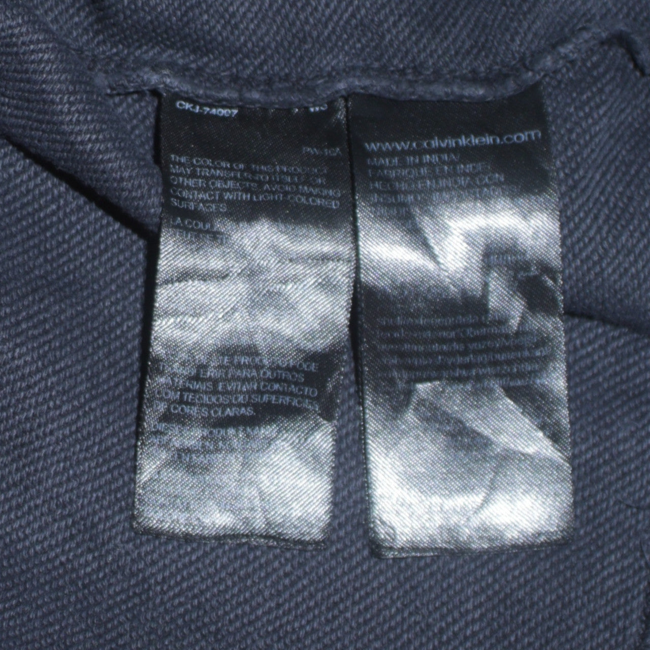 Mens UK Size M Calvin Klein Jeans Black Pullover Hoodie