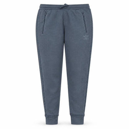 Front view of Adidas Women Blue Jogger Trousers, size 10, Fleece Slim Fit