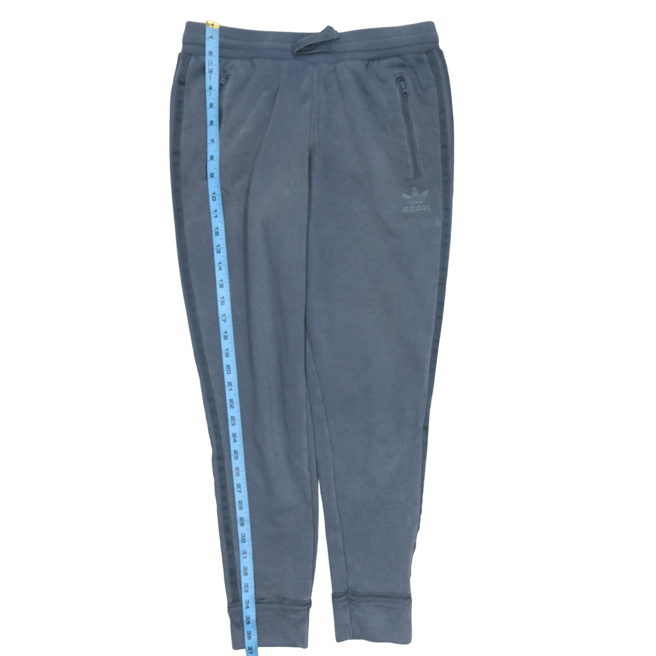 Womens UK Size 10 adidas Slim Fit Jogger Blue Trousers