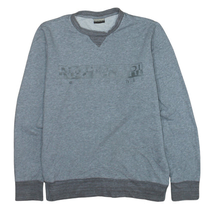 Mens UK Size M Napapijri Grey Pullover Sweatshirt
