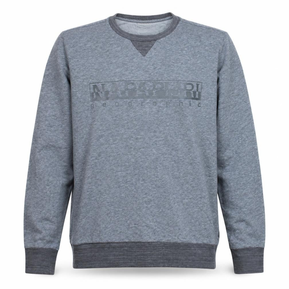 Mens UK Size M Napapijri Grey Pullover Sweatshirt