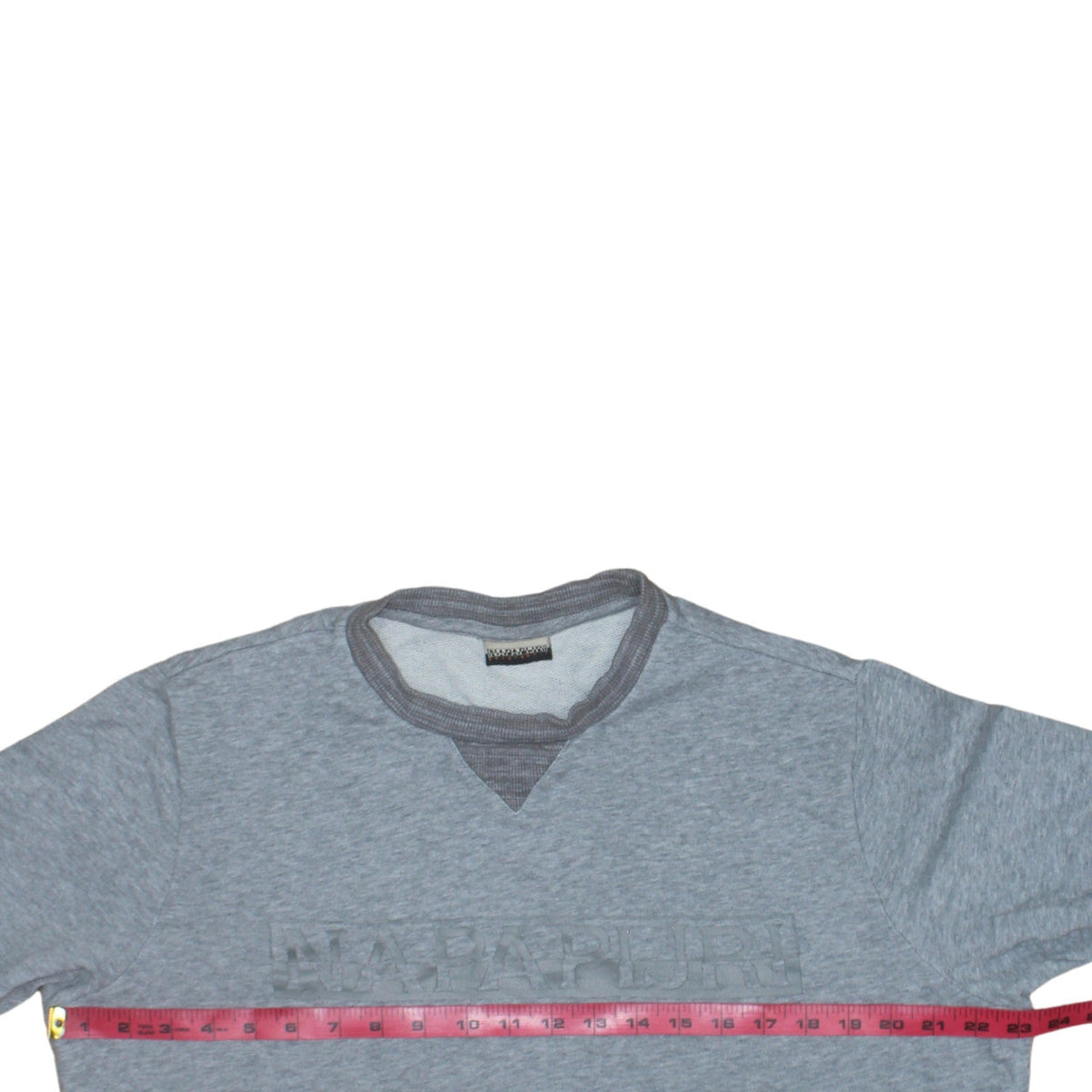 Mens UK Size M Napapijri Grey Pullover Sweatshirt