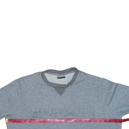 Mens UK Size M Napapijri Grey Pullover Sweatshirt