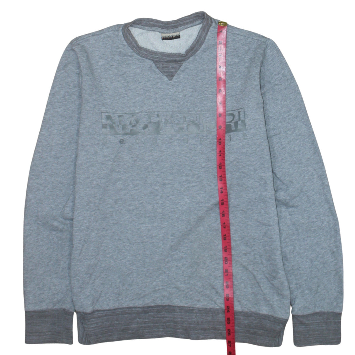 Mens UK Size M Napapijri Grey Pullover Sweatshirt