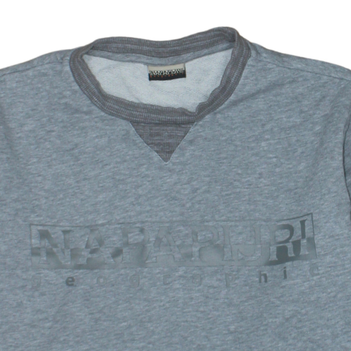 Mens UK Size M Napapijri Grey Pullover Sweatshirt