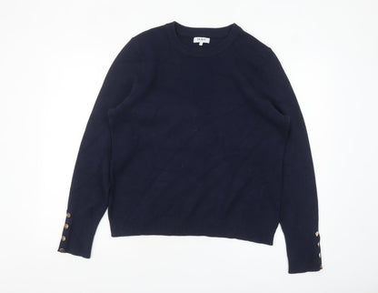 Womens UK Size XL Farhi by Nicole Farhi Blue Pullover Jumper
