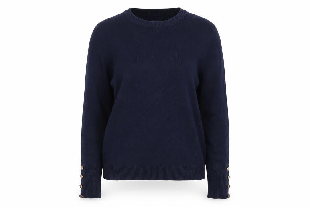 Womens UK Size XL Farhi by Nicole Farhi Blue Pullover Jumper