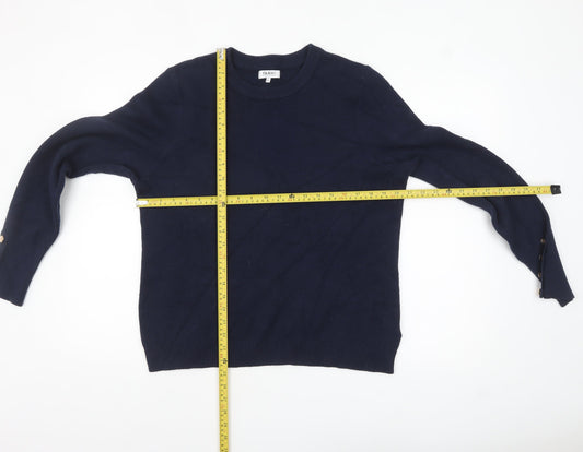 Womens UK Size XL Farhi by Nicole Farhi Blue Pullover Jumper