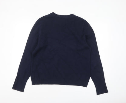 Womens UK Size XL Farhi by Nicole Farhi Blue Pullover Jumper