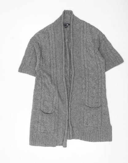 Womens UK Size L Banana Republic Grey Cardigan Jumper