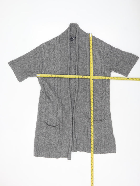 Womens UK Size L Banana Republic Grey Cardigan Jumper