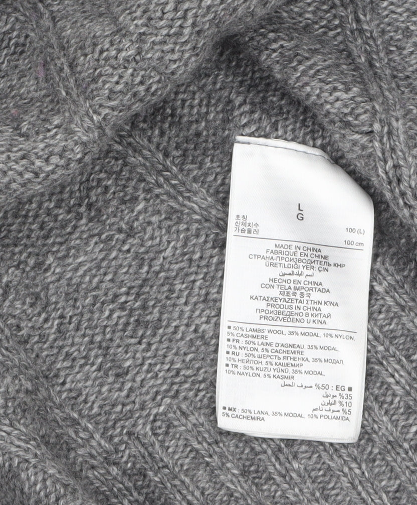 Womens UK Size L Banana Republic Grey Cardigan Jumper