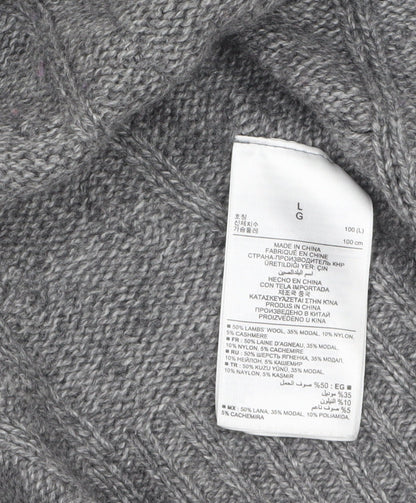 Womens UK Size L Banana Republic Grey Cardigan Jumper