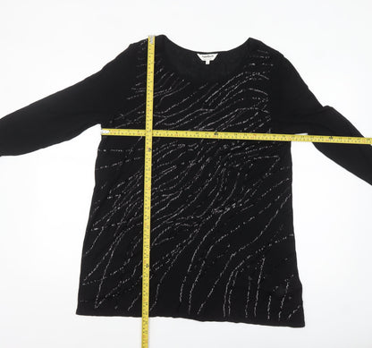 Womens UK Size 18 Studio 8 by Phase Eight Black Tunic Jumper