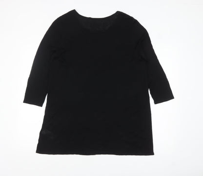Womens UK Size 18 Studio 8 by Phase Eight Black Tunic Jumper