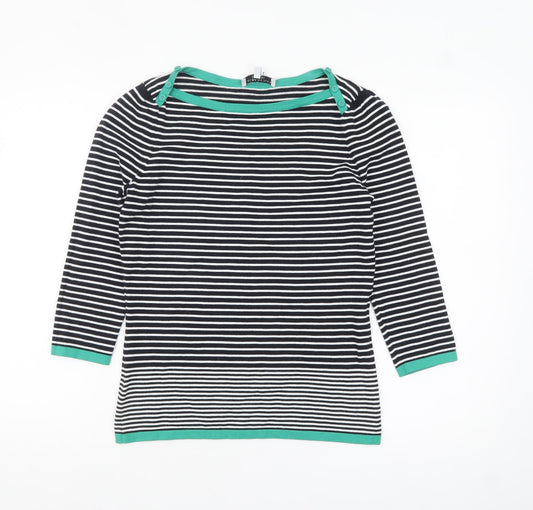 Womens UK Size 12 Laura Ashley Black Pullover Jumper