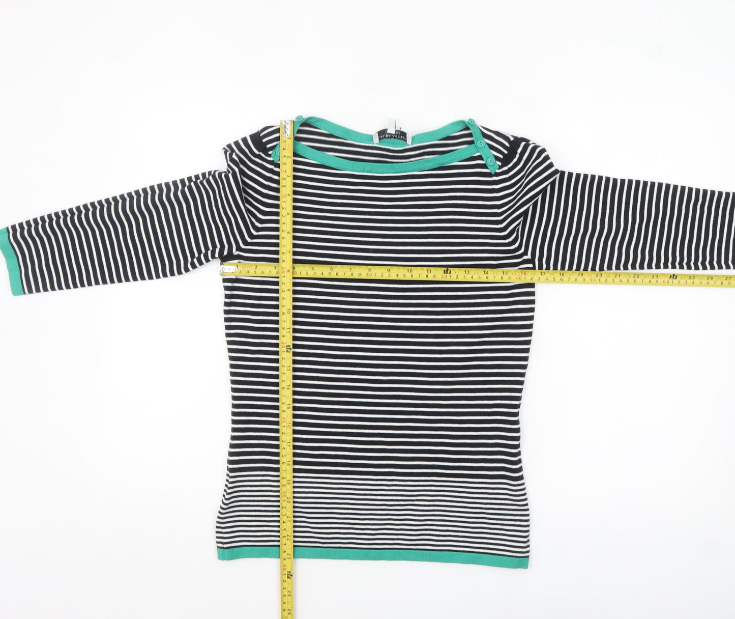 Womens UK Size 12 Laura Ashley Black Pullover Jumper