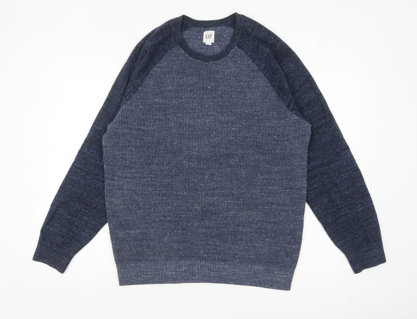 Mens UK Size M Gap Blue Pullover Jumper