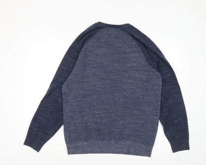 Mens UK Size M Gap Blue Pullover Jumper
