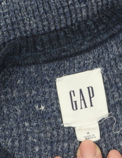 Mens UK Size M Gap Blue Pullover Jumper