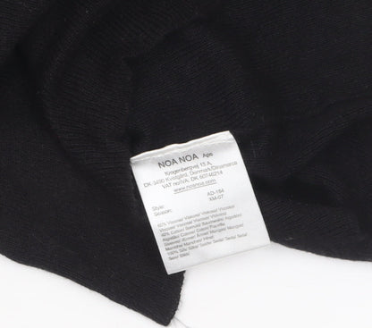 Womens UK Size XL Noa Noa Black Cropped Blouse
