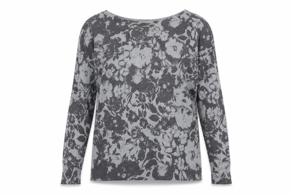 Womens UK Size XS David Emanuel Grey Pullover Jumper