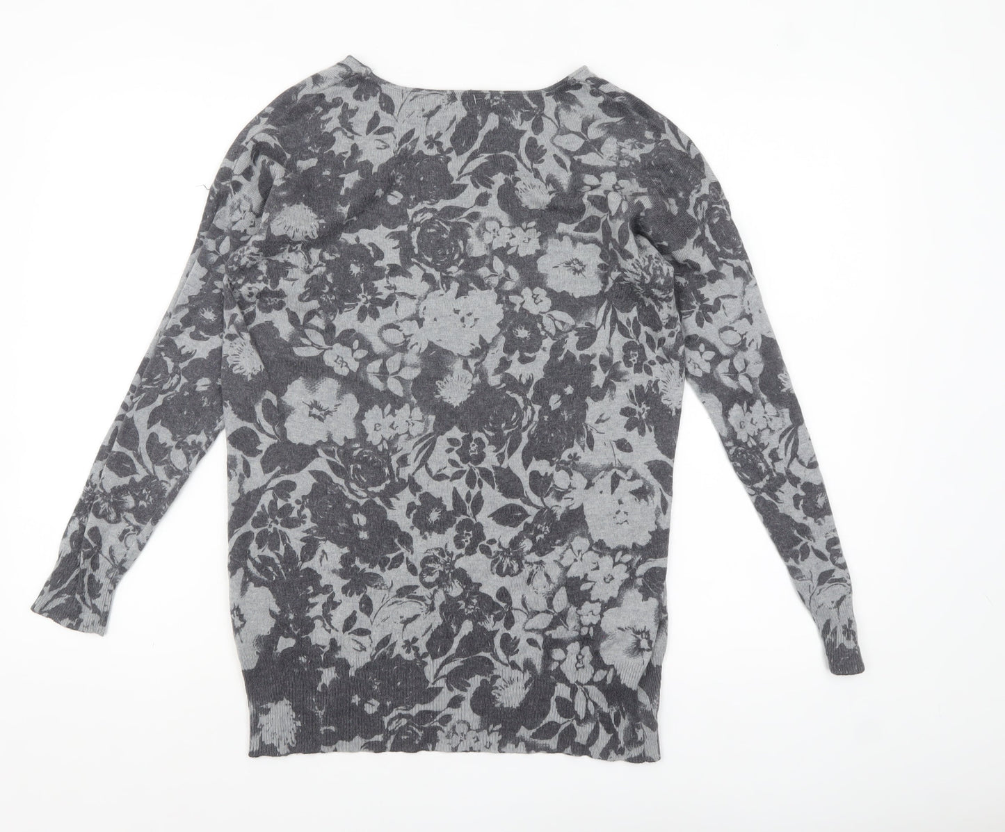 Womens UK Size XS David Emanuel Grey Pullover Jumper