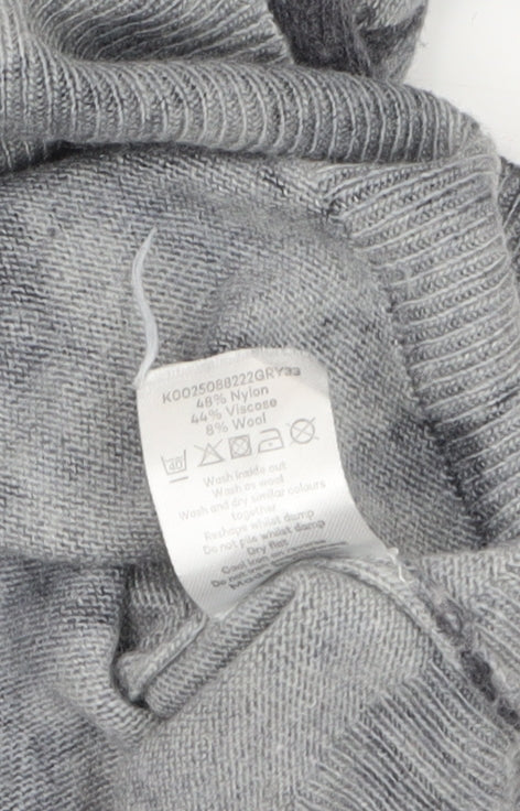 Womens UK Size XS David Emanuel Grey Pullover Jumper
