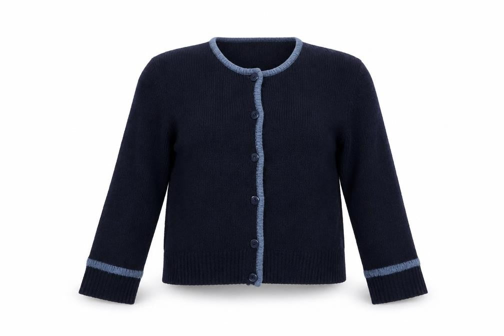 Womens UK Size S Zara Blue Cardigan Jumper