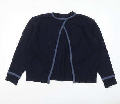 Womens UK Size S Zara Blue Cardigan Jumper