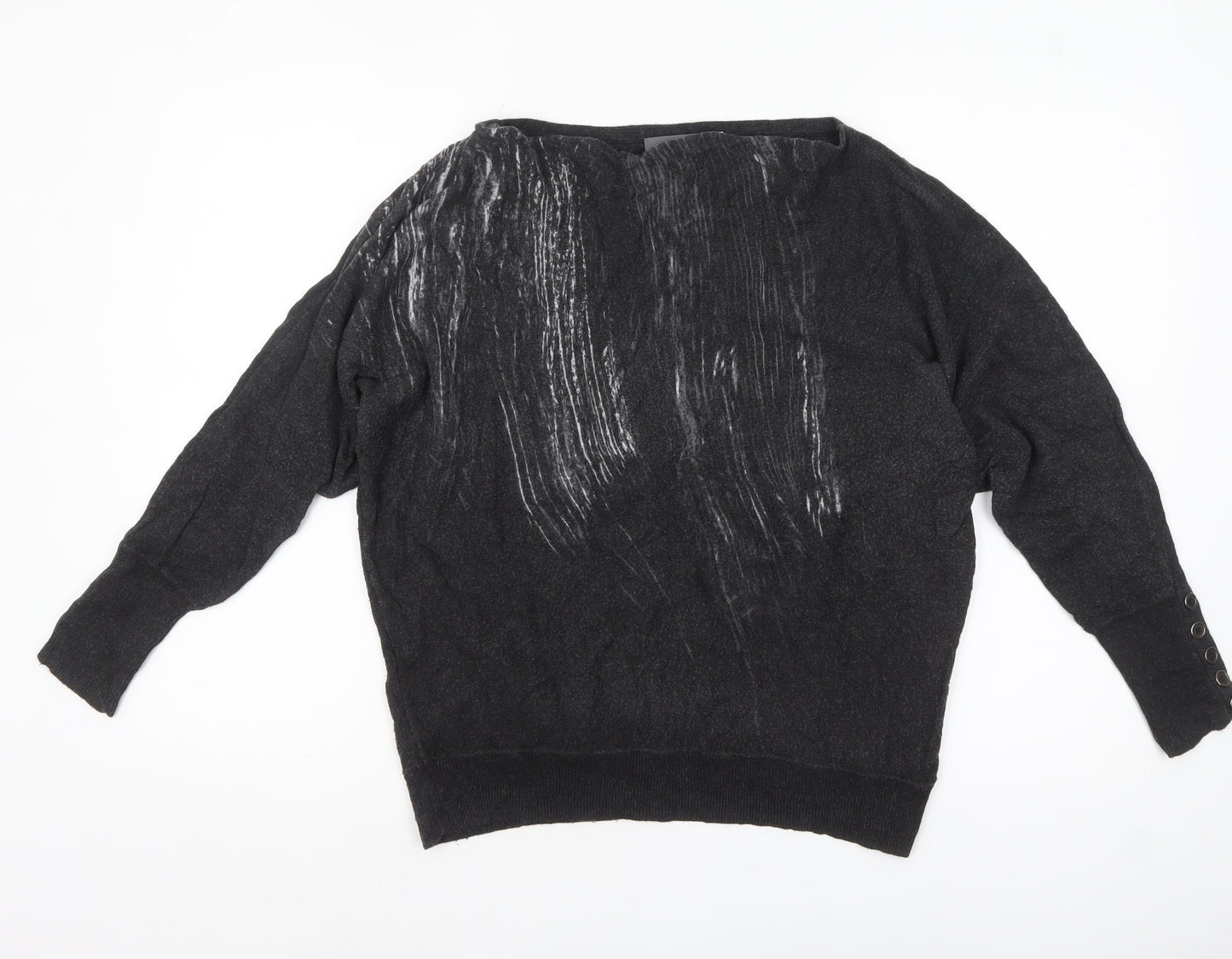 Womens UK Size S Mint Velvet Black Pullover Jumper