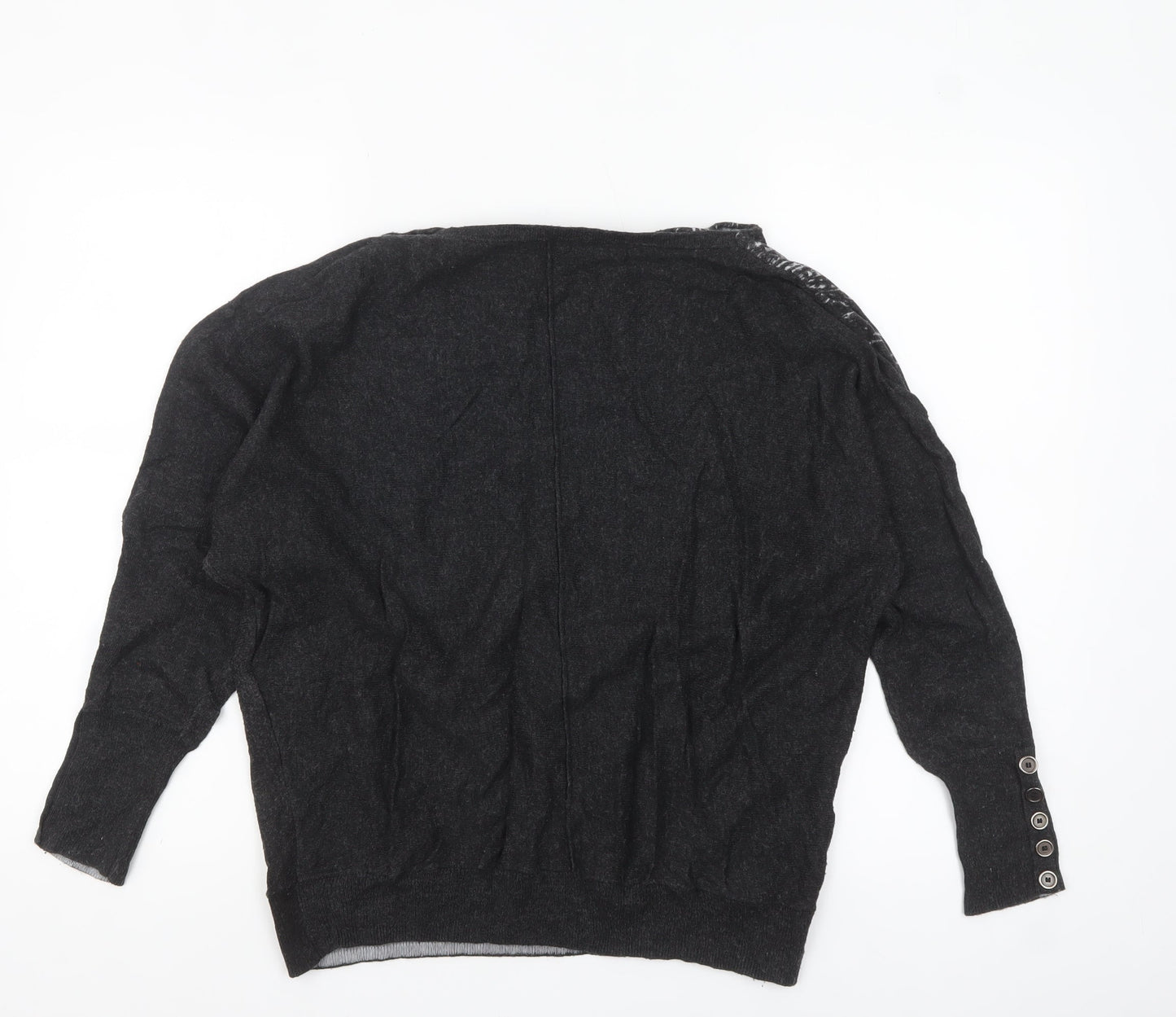 Womens UK Size S Mint Velvet Black Pullover Jumper